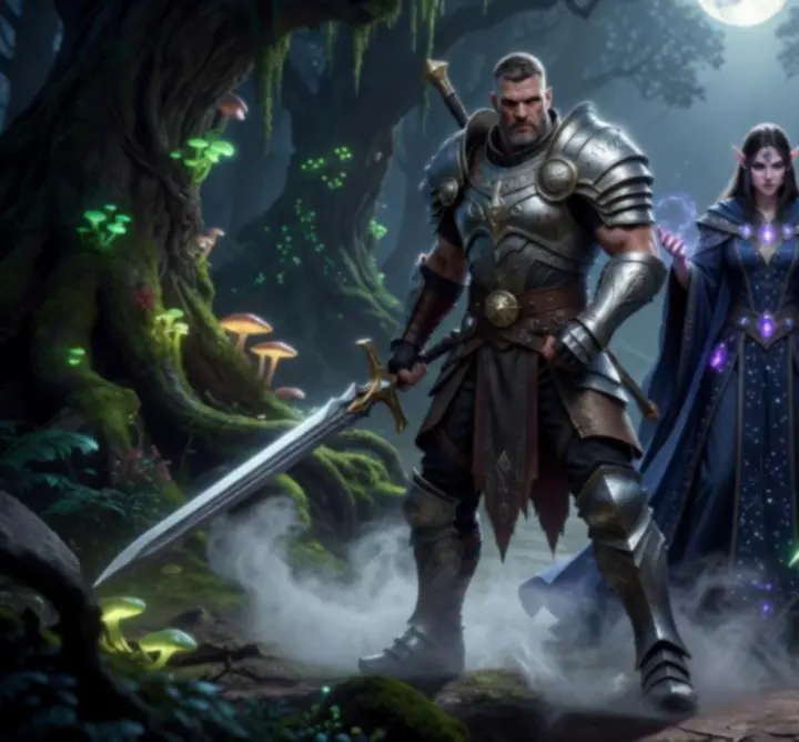 Fantasy hősök csapata az Ultimate Magyar Base RPG világából